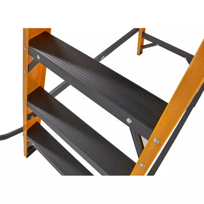 Industrial FRP Heavy Duty Ladder Youngman Megastep - Work Platform