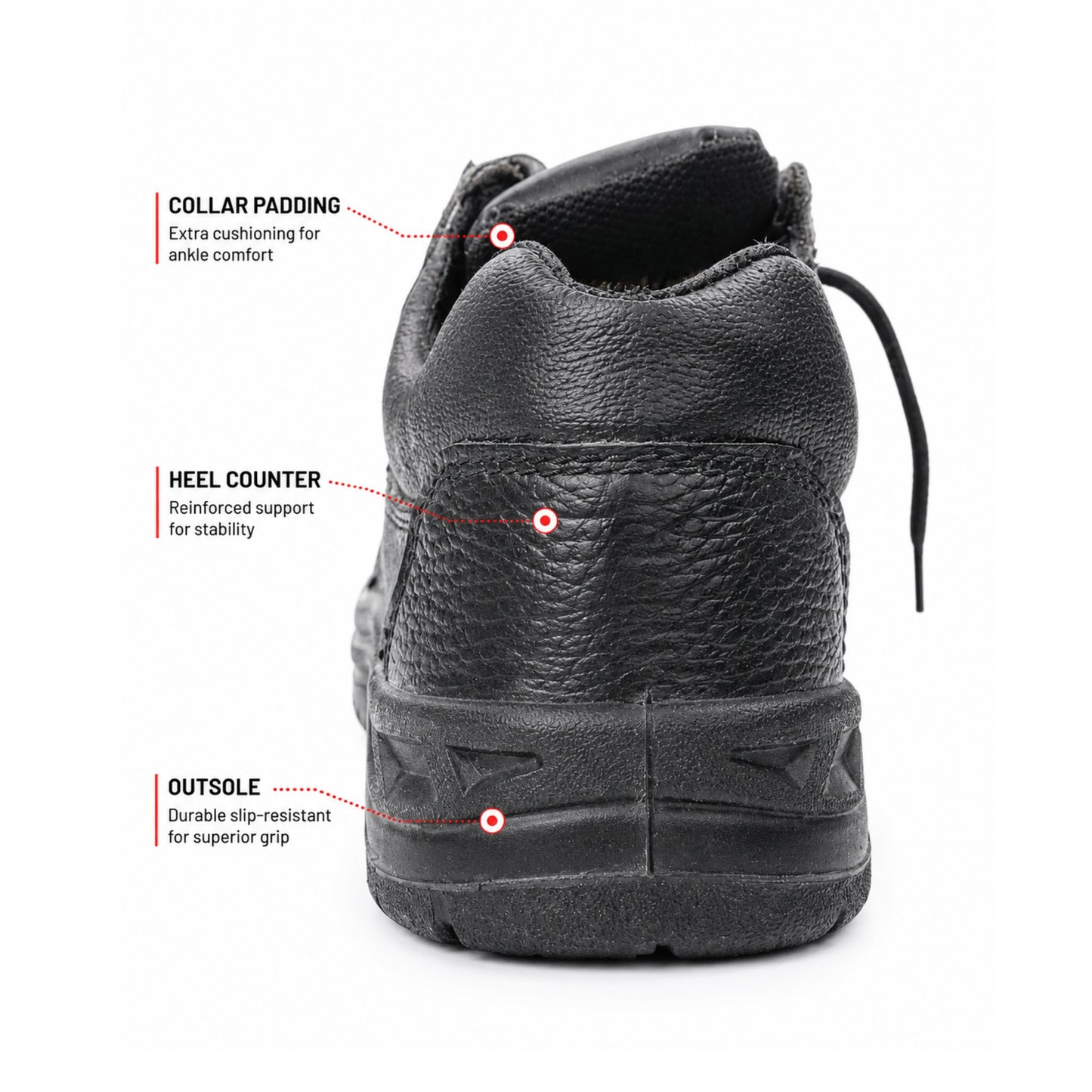 MS-02 Super Lightweight ISI Mark Safety Shoes | Steel Toe | 6-Month Warranty