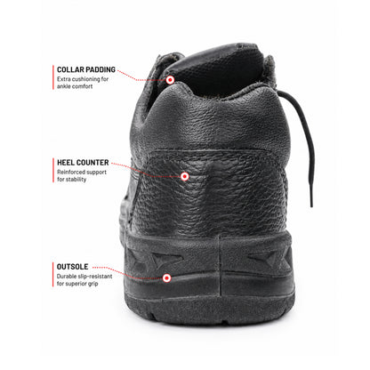 MS-02 Super Lightweight ISI Mark Safety Shoes | Steel Toe | 6-Month Warranty