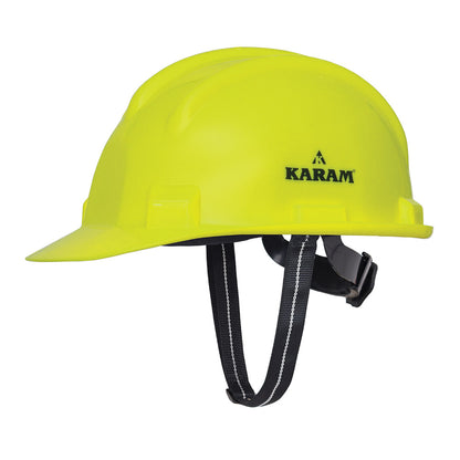 Karam PN 521 ISI Marked Shelmet Ratchet Type Safety Helmet with Plastic Cradle