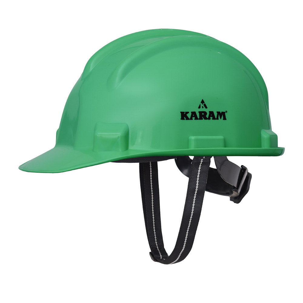 KARAM - PN521 Safety Helmet with Protective Peak and Ratchet Type Adjustment