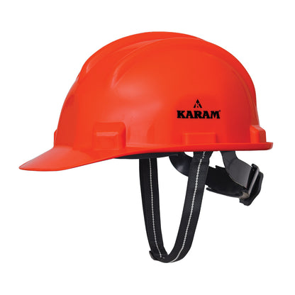 Karam PN 521 ISI Marked Shelmet Ratchet Type Safety Helmet with Plastic Cradle