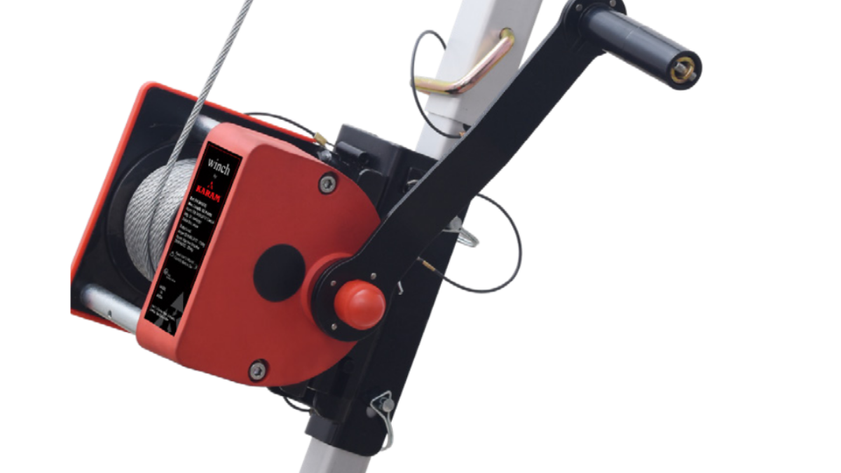 KARAM Confined Space Rescue Davit Arm Kit PN677 with Winch & Fall Arrester | EN Certified Safety System
