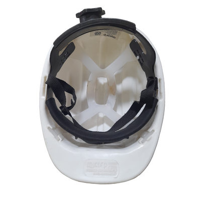 My Corp White Industrial Safety Helmet