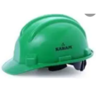 Karam UA521 - Green Safety Helmet with Plastic Cradle (Pack of 5)