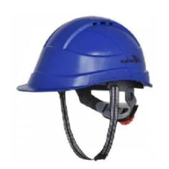 Karam UA521 - Lamination Blue Safety Helmet with Plastic Cradle (Pack of 5)