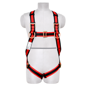 Karam PN18 - Full Body Harness Safety Belt with Restraint Twisted Rope Double Lanyard (PN206D)