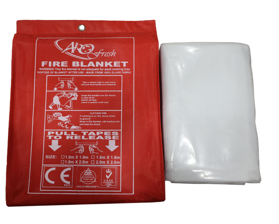 High-Performance Fiberglass Fire Blanket - Heat & Flame Resistant