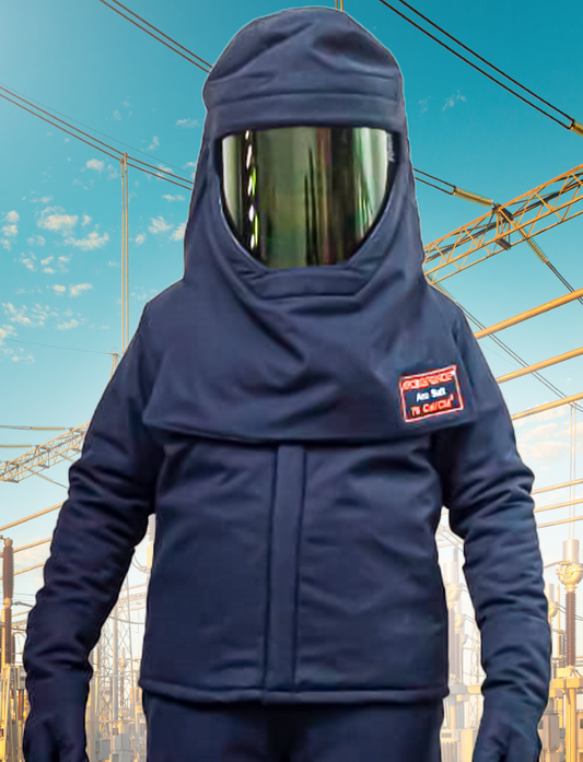 HICARE™ ARCDEFENCE™ 25 Cal/cm² Arc Flash Suit - HRC 2 Double-Layer Inherent FR Protective Kit