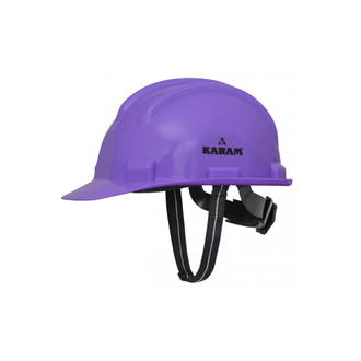 Karam UA521 - Violet Safety Helmet with Plastic Cradle (Pack of 5)