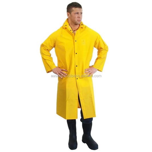 Yellow PVC Raincoat