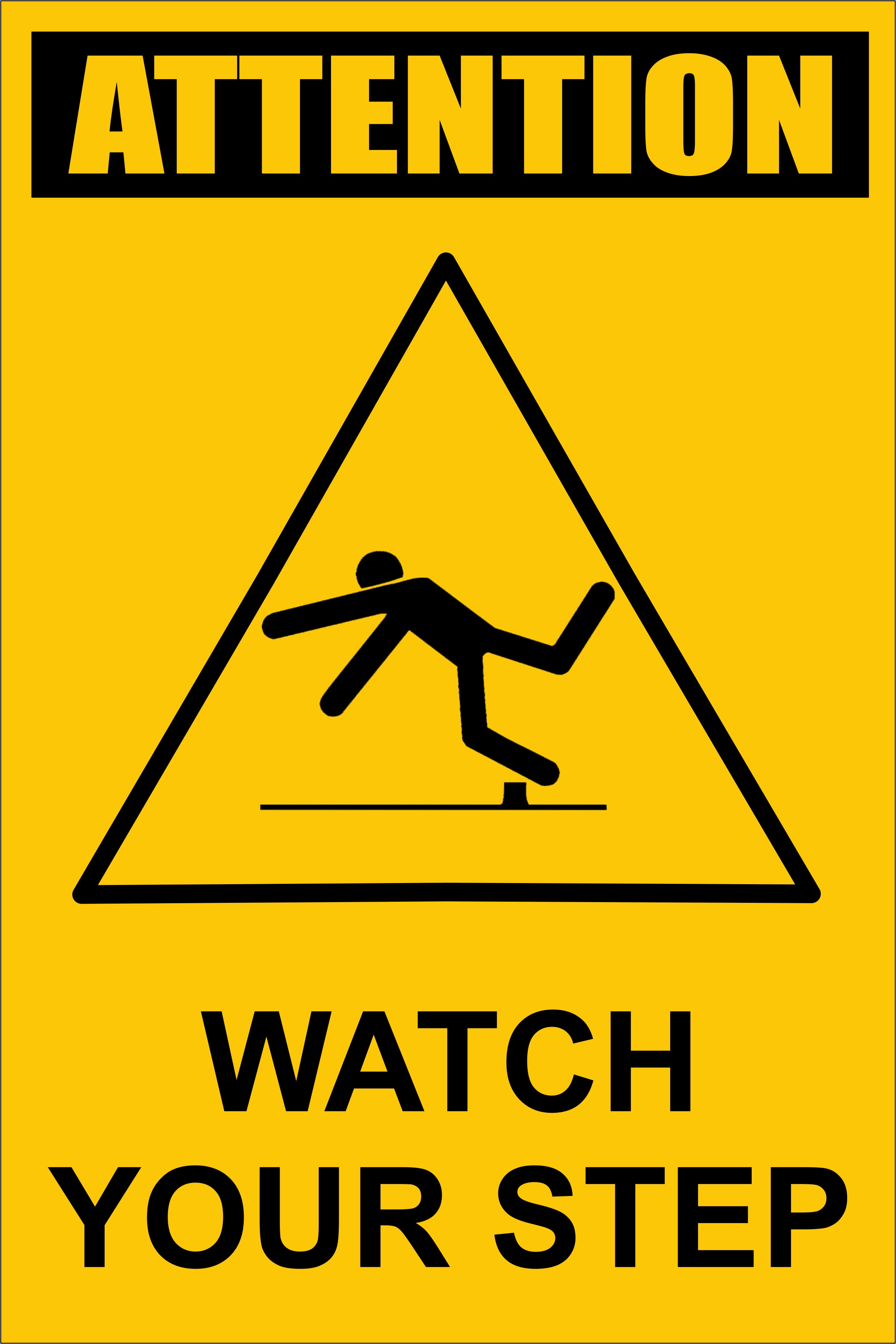 watch your step Signages – Milansafety