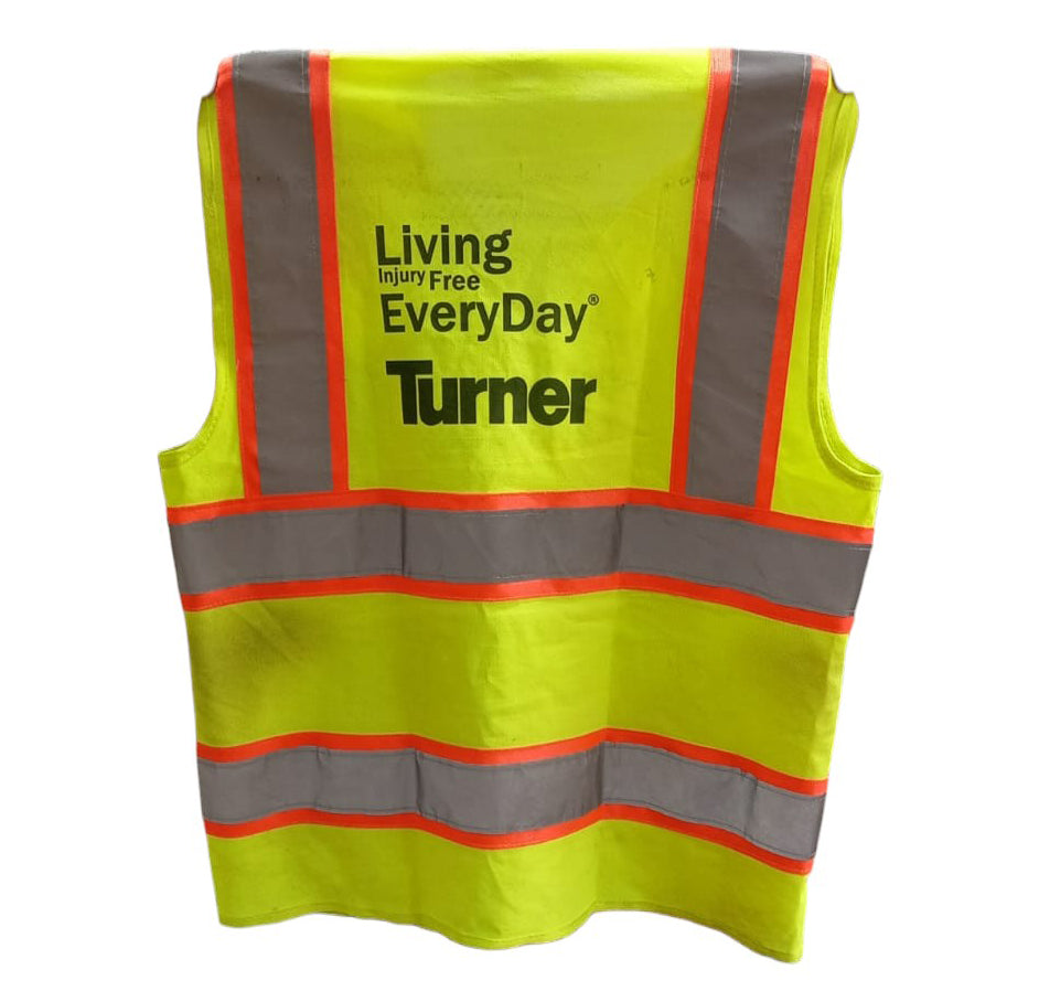 VisionGuard Pro: High-Visibility Work Safety Jacket