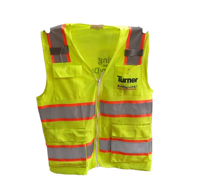 VisionGuard Pro: High-Visibility Work Safety Jacket