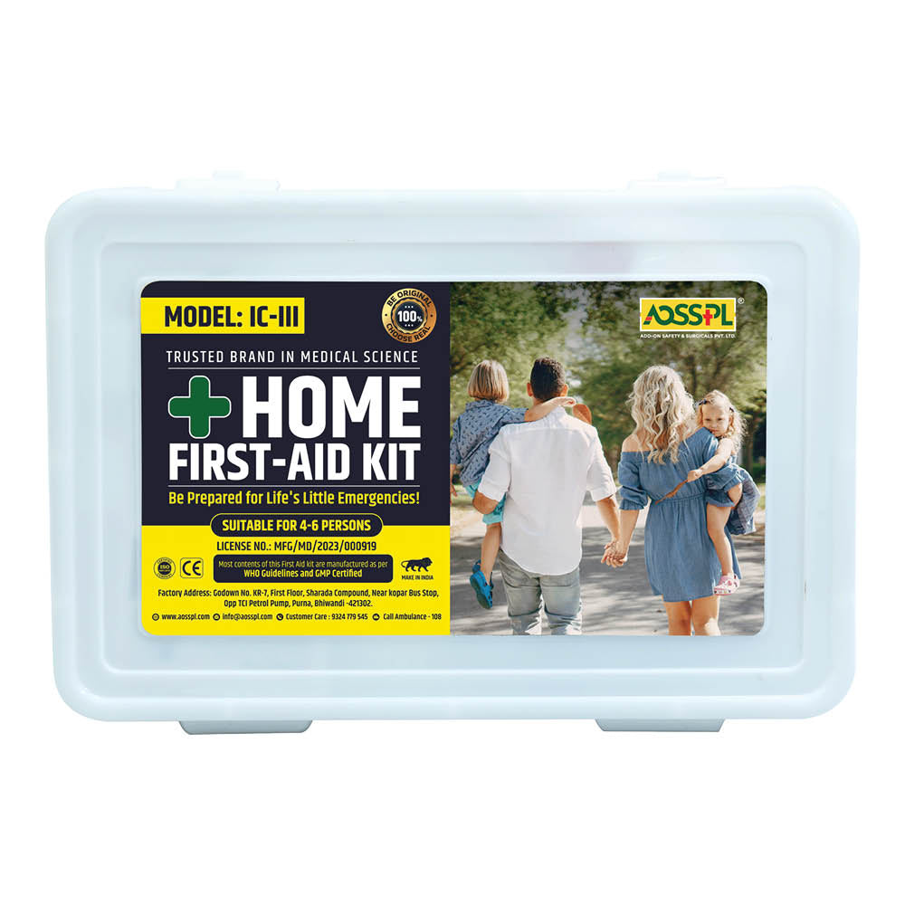 HOME AID KIT – IC-III Upgraded First Aid Kit for Home & Personal Care ...