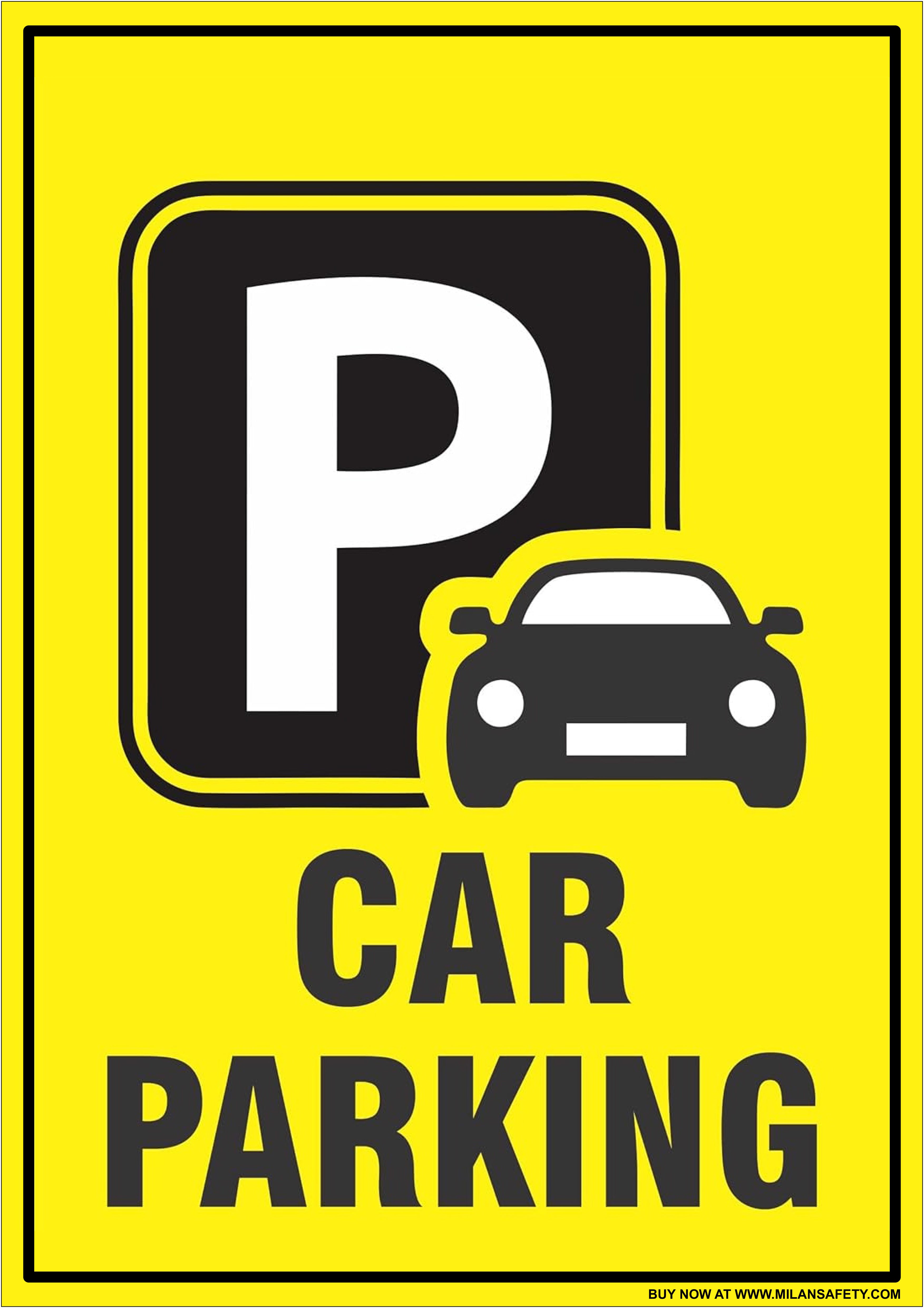 Car parking signage – Milansafety
