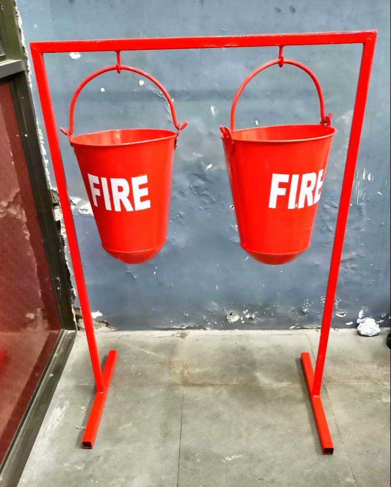 Milan Safety Fire Bucket with Stand - Durable, Versatile, and Easy to Use