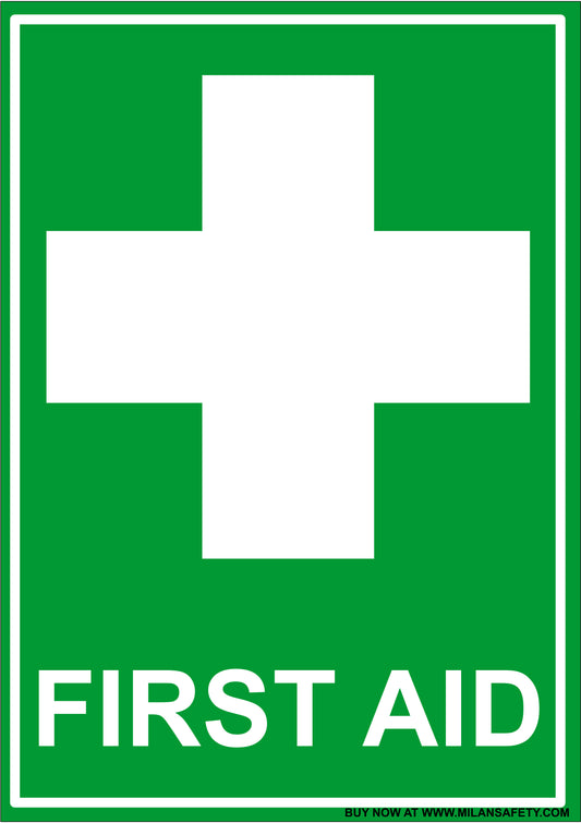 First aid signage