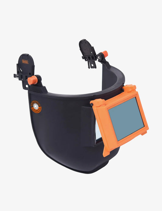 BLACK+DECKER BXWP0831IN Helmet Attachable Welding Shield – Flip Front IR11 Lens, Adapter Clamps, Electrical Insulation, EN & ANSI Certified