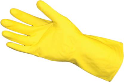 Unisex Rubber Household Gloves , Size: Free Size