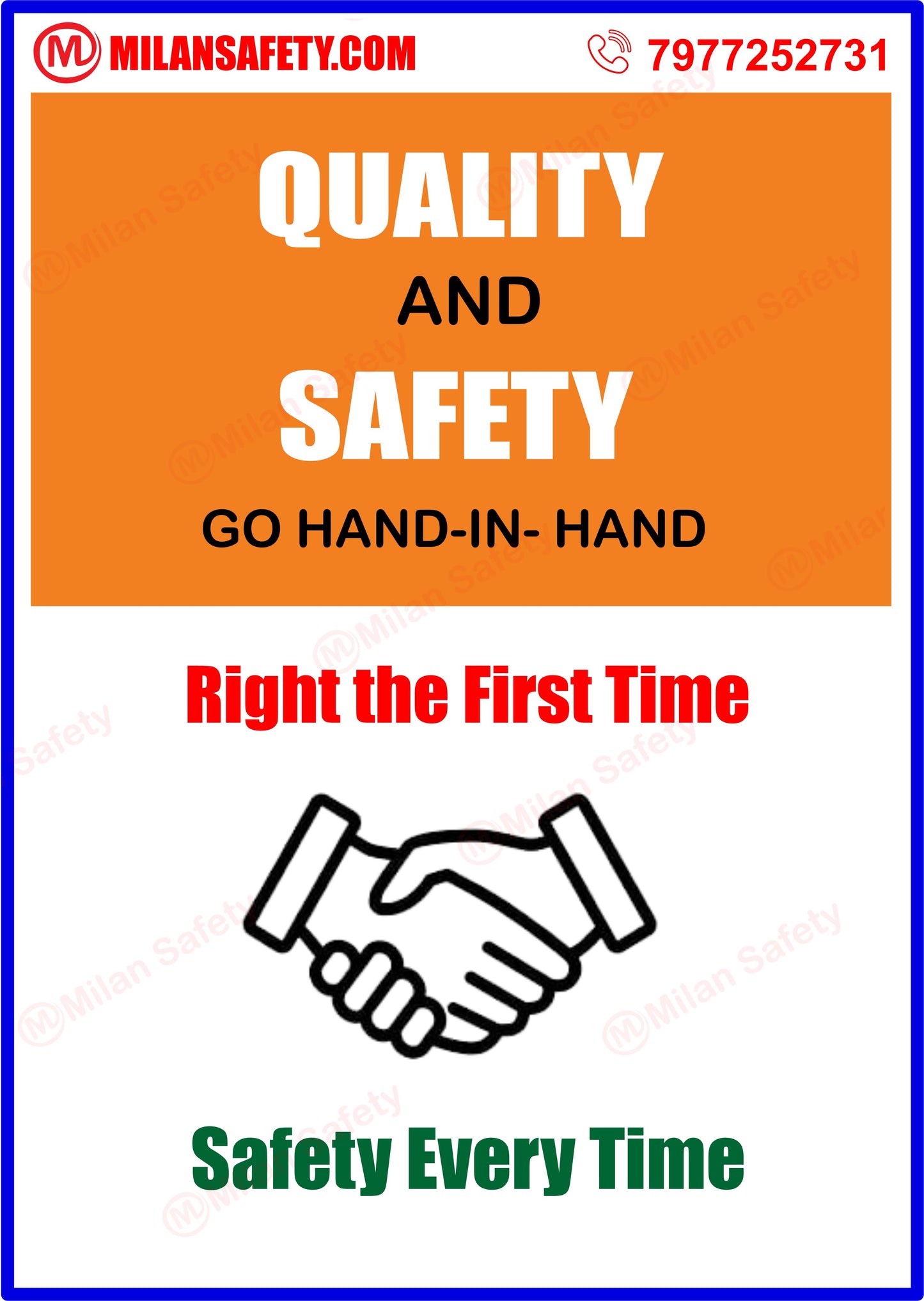 Safety Poster 32 | High-Quality Customizable Signage with Easy Wall Mounting Options