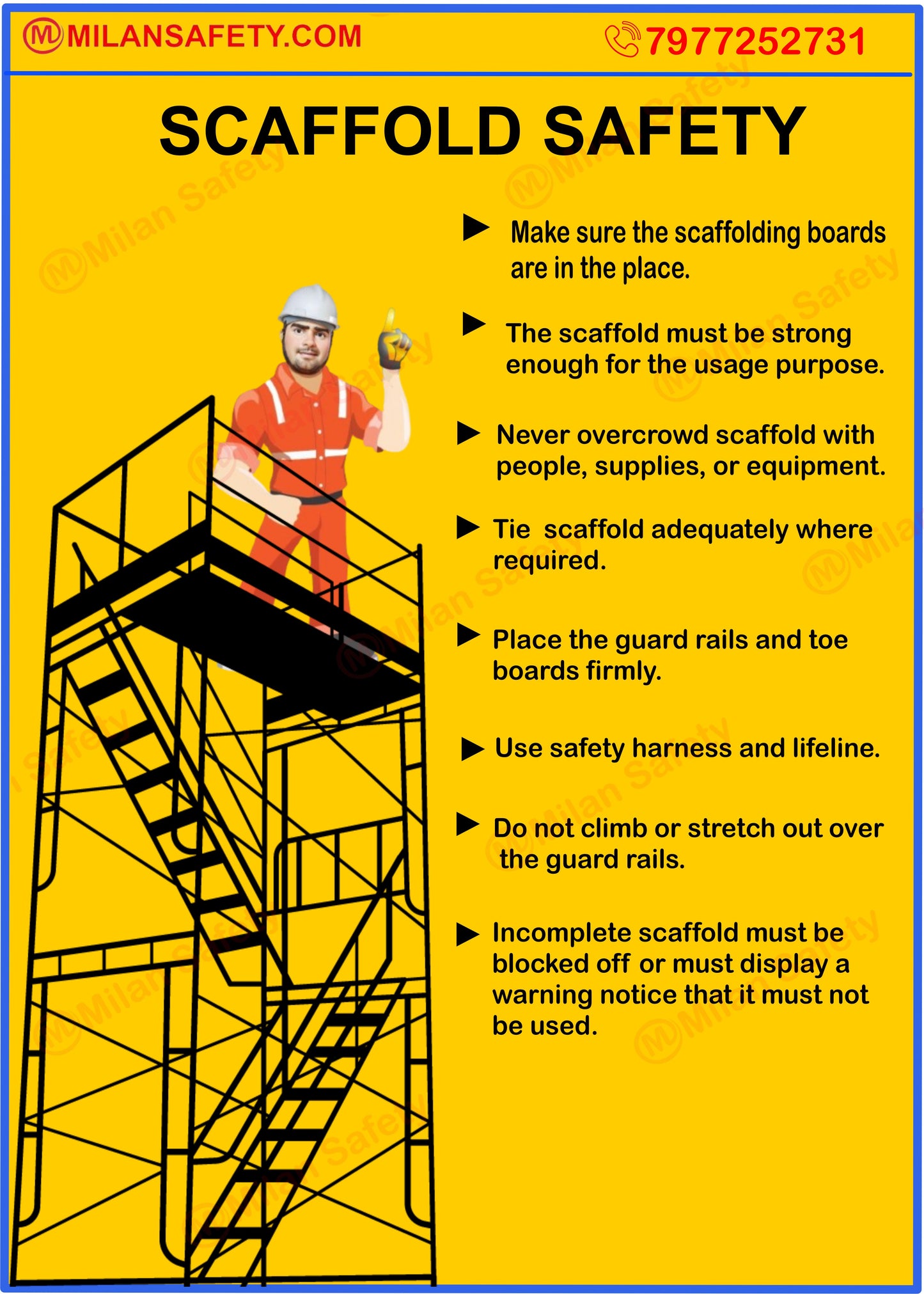 Safety Poster 35 | High-Quality Customizable Signage with Easy Wall Mounting Options