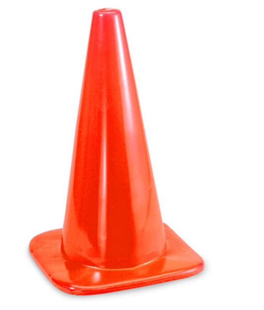 Plastic traffic cone