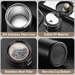 Coffee Mug Double Wall Stainless Steel 300ML