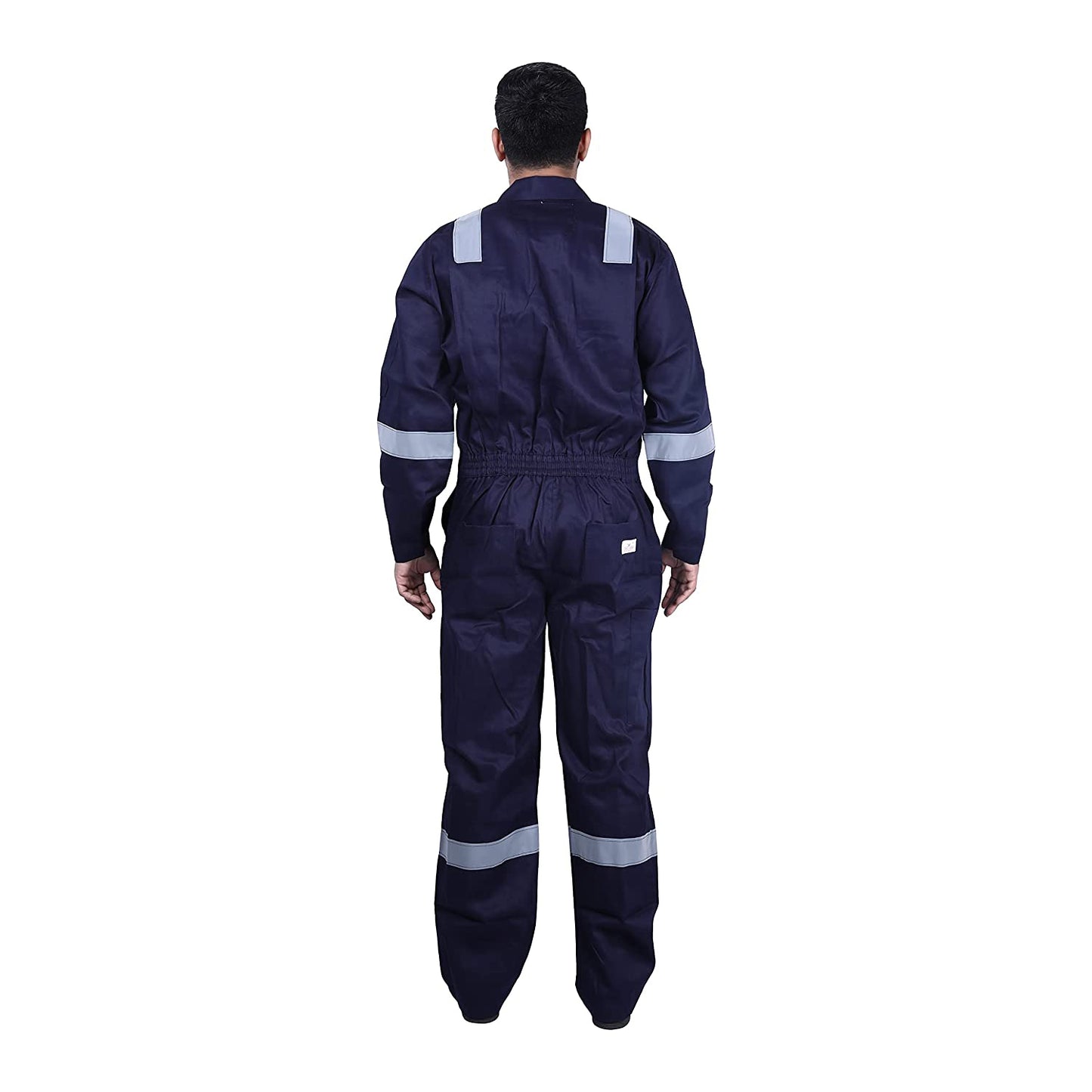 Boiler suits with reflective tape